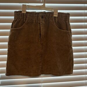 Light Brown Corduroy Skirt - Size Large - Never worn.